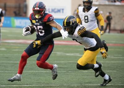 Alouettes jump out to early 15-0 lead, tame Tiger-Cats 33-23