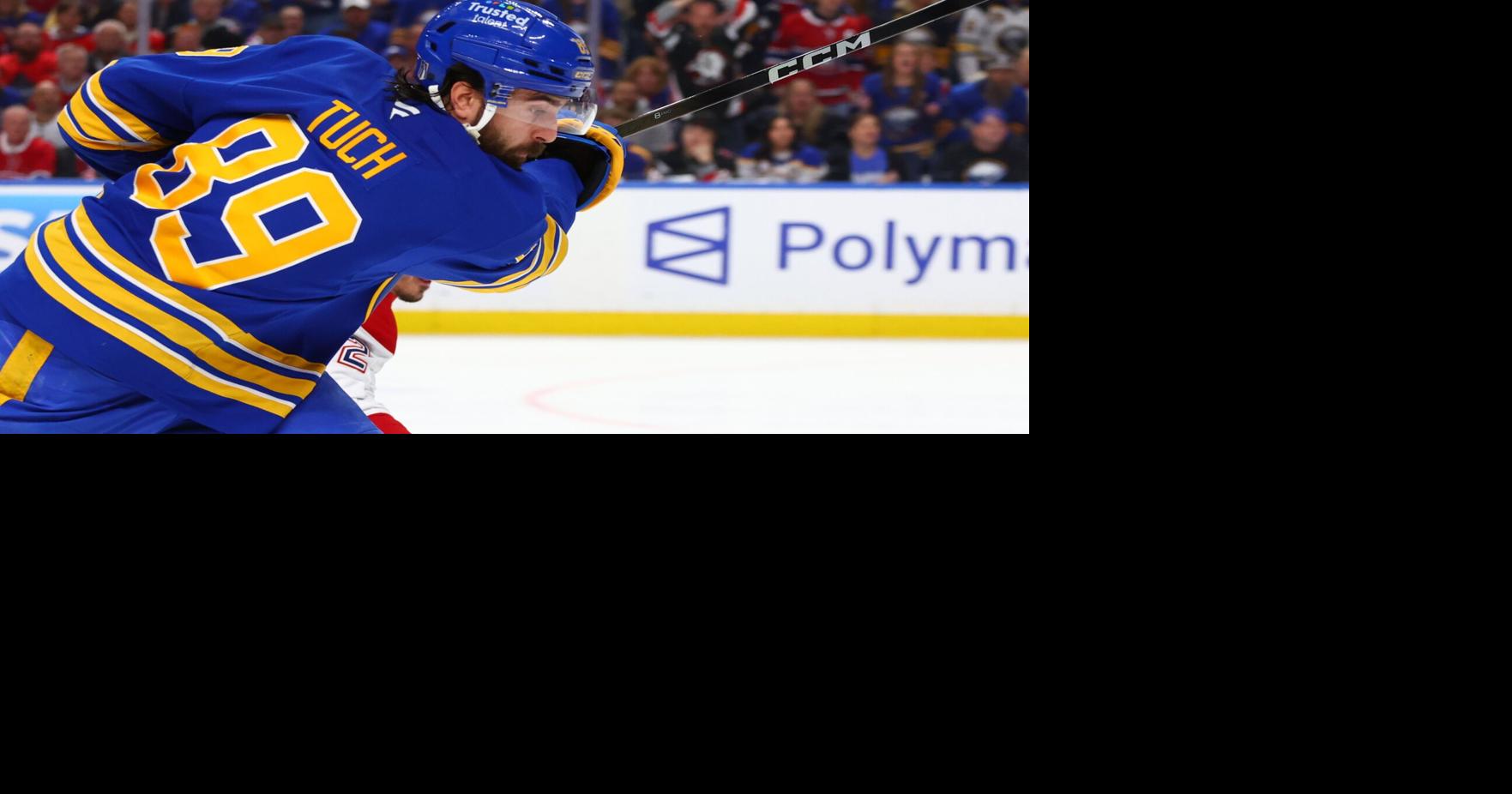 Alex Tuch’s future with the Sabres is unclear. He’d be a great fit on the Maple Leafs