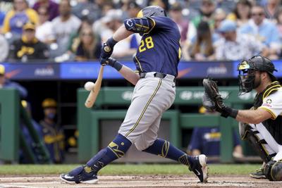 Vaughn has 4 hits, Misiorowski cruises as Brewers pounce on Pirates in 10-2 win for three-game sweep