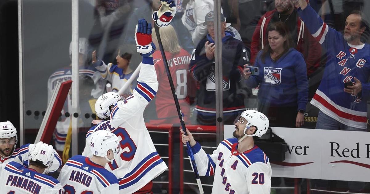 Rangers' Matt Rempe is in the spotlight again after his hit on Capitals ...