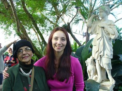 Nadja Halilbegovich with her mother Jasmina