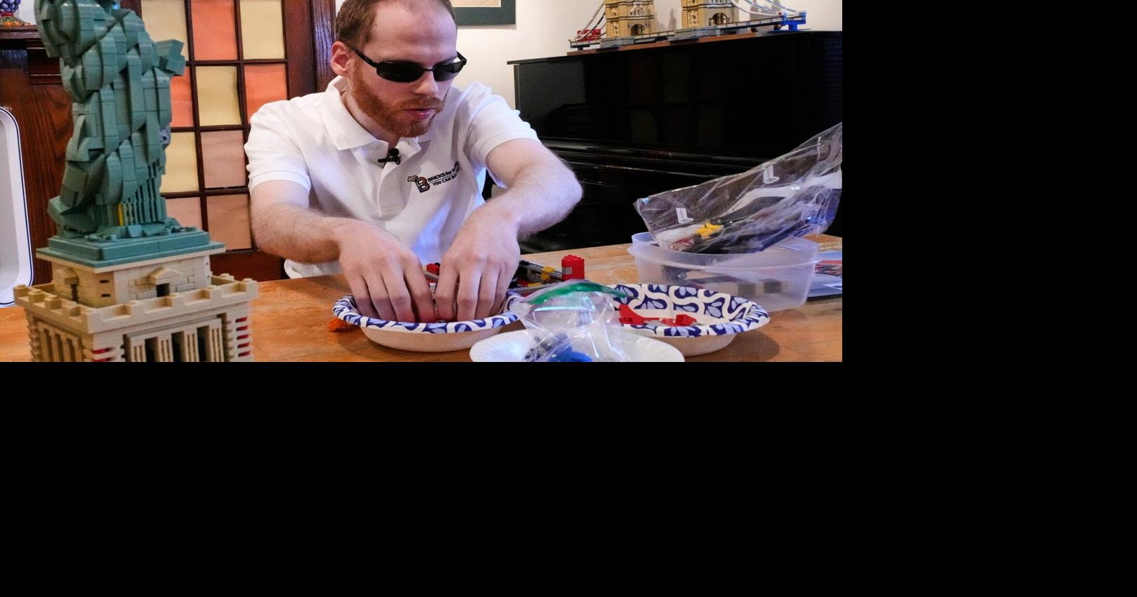 How a blind man made it possible for others with low vision to build Lego sets