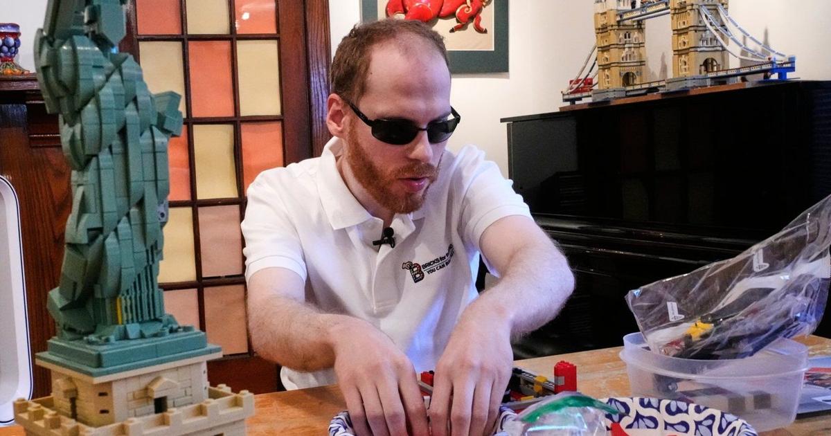 How a blind man made it possible for others with low vision to build Lego ...