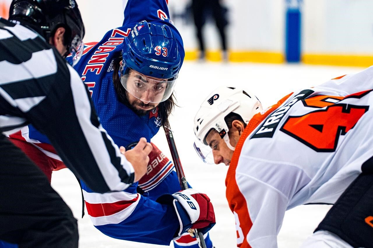 Rangers Become 1st NHL Team To Clinch Playoff Berth, Beat Flyers 6-5 On ...