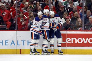 Henrique, Perry help Oilers beat Hurricanes 3-1 to snap 5-game skid
