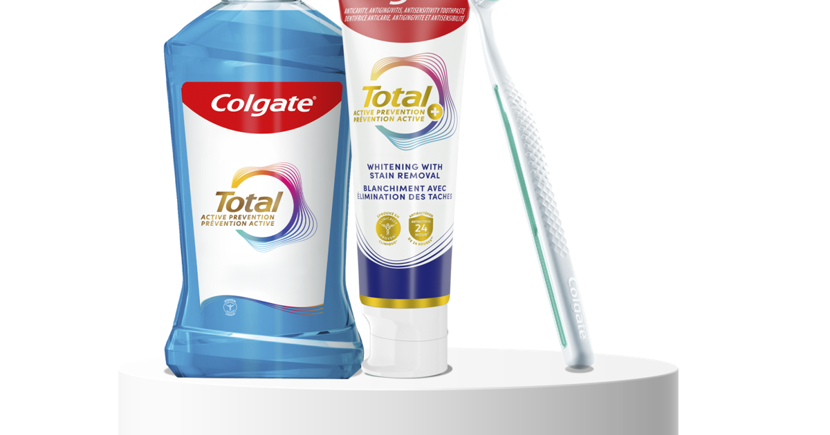 Normal Colgate's Warning Help get ahead of your oral health with the Colgate Total Active ...