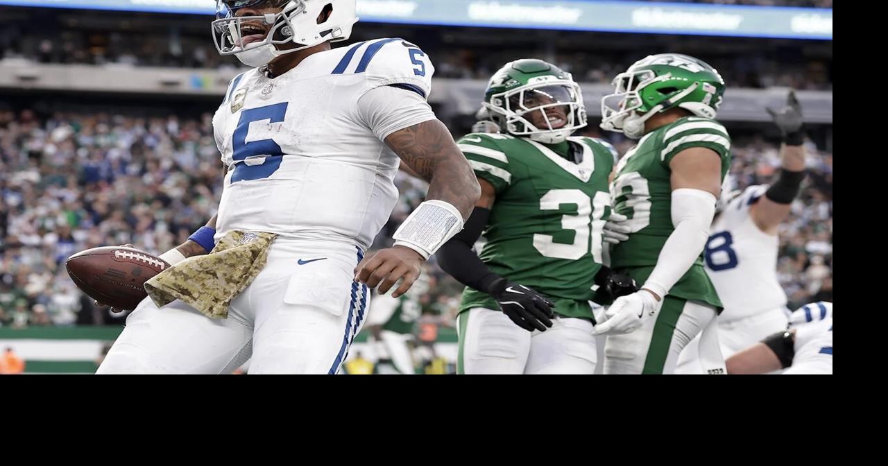 Richardson's late TD run leads Colts to a 28-27 victory over Rodgers and the Jets