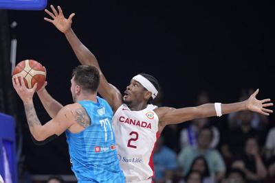 Canada tops Luka Doncic, Slovenia, joins U.S. in FIBA World Cup