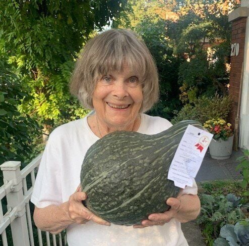 gardening-Sonia Day with her winning Hubbard squash.jpg