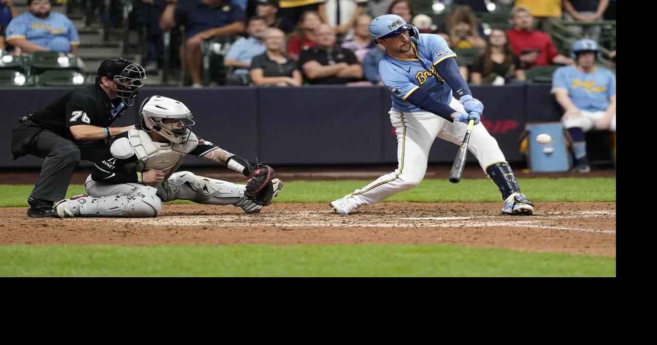 NL Central champion Brewers overcome 8-run deficit and beat Diamondbacks 10-9