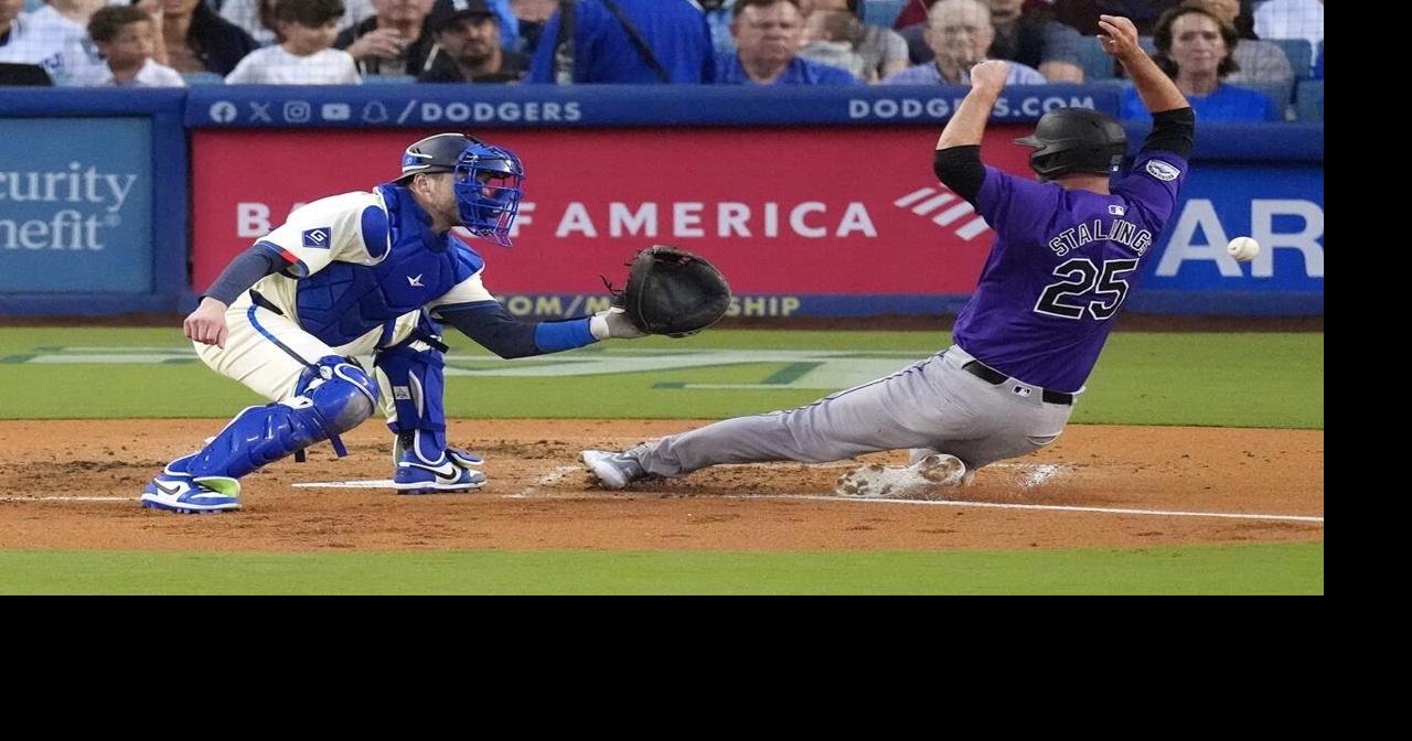 McMahon's tiebreaking homer lifts last-place Rockies over NL West-leading Dodgers 6-3