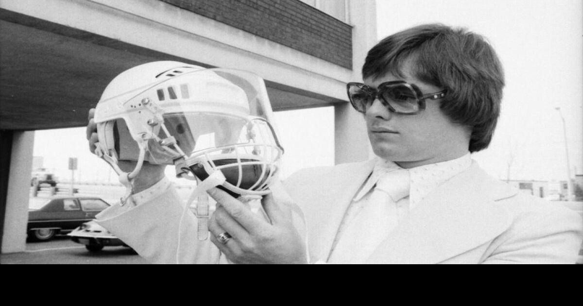 Hockey visors Meet Greg Neeld, the first hockey player to wear one