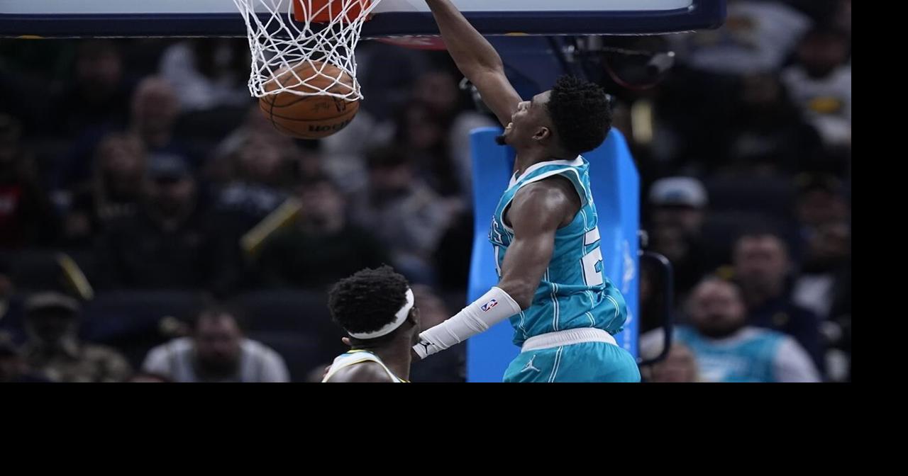 Brandon Miller's late free throws help Hornets beat the Pacers 113-109 and snap 8-game skid