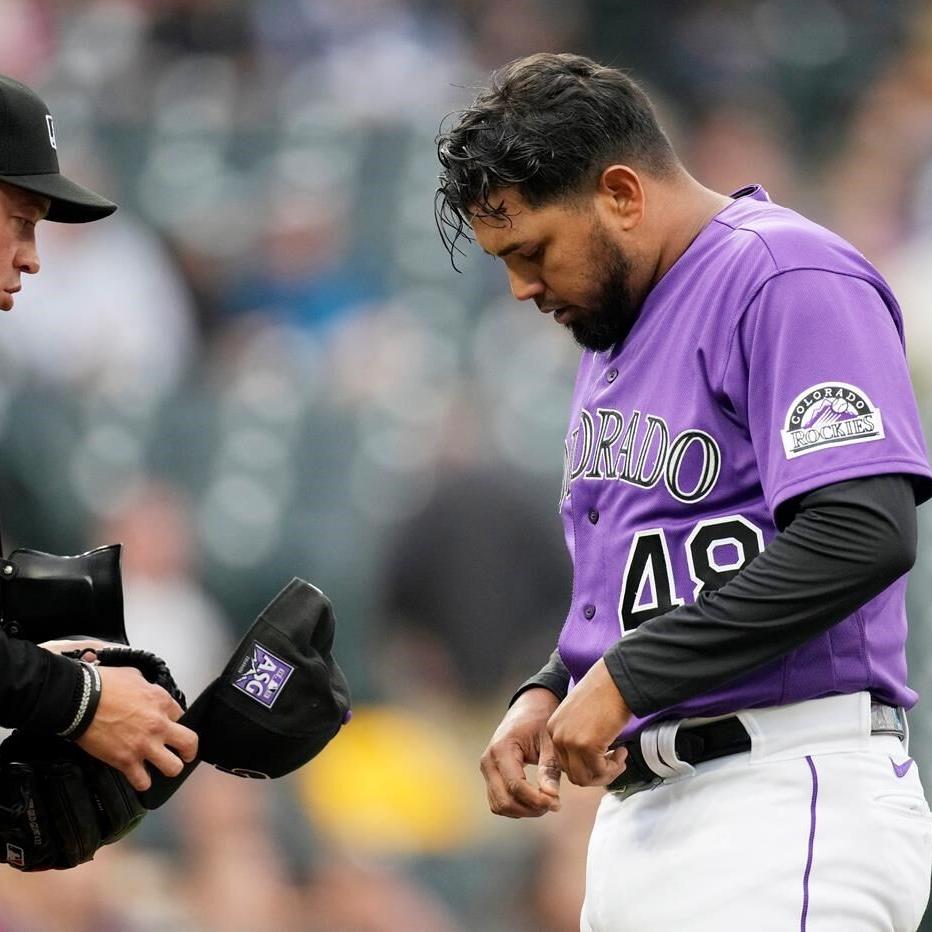 Rockies' Marquez comes within three outs of eighth no-hitter of 2021