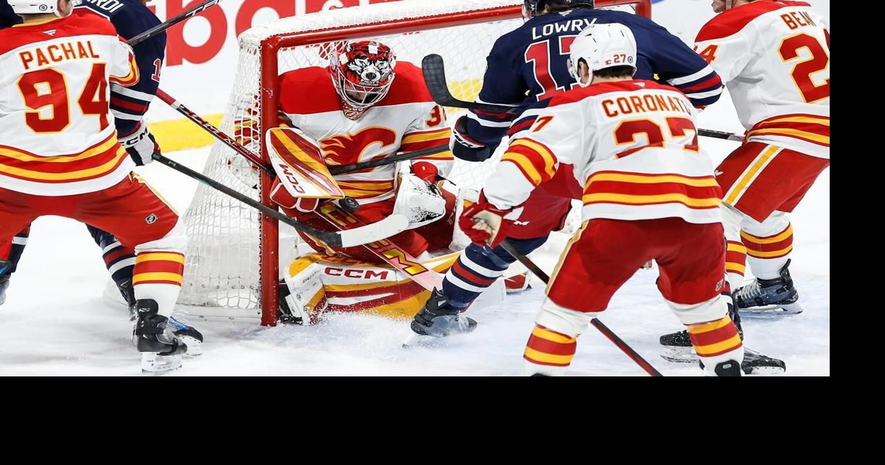 Flames' Wolf shows he can lead his pack in 3-1 win over Jets