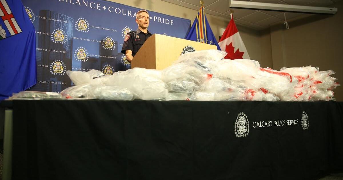 Calgary police seize over 200 pounds of drugs from Dodge Caravan