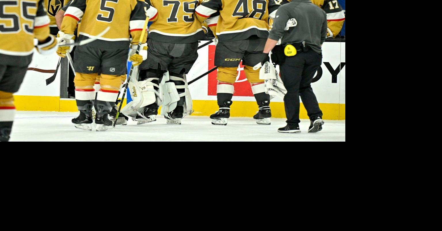Golden Knights goalie Carter Hart is out week to week with a lower-body injury