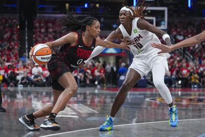 Mitchell, Boston help Fever stay alive with rout of Dream in Game 2