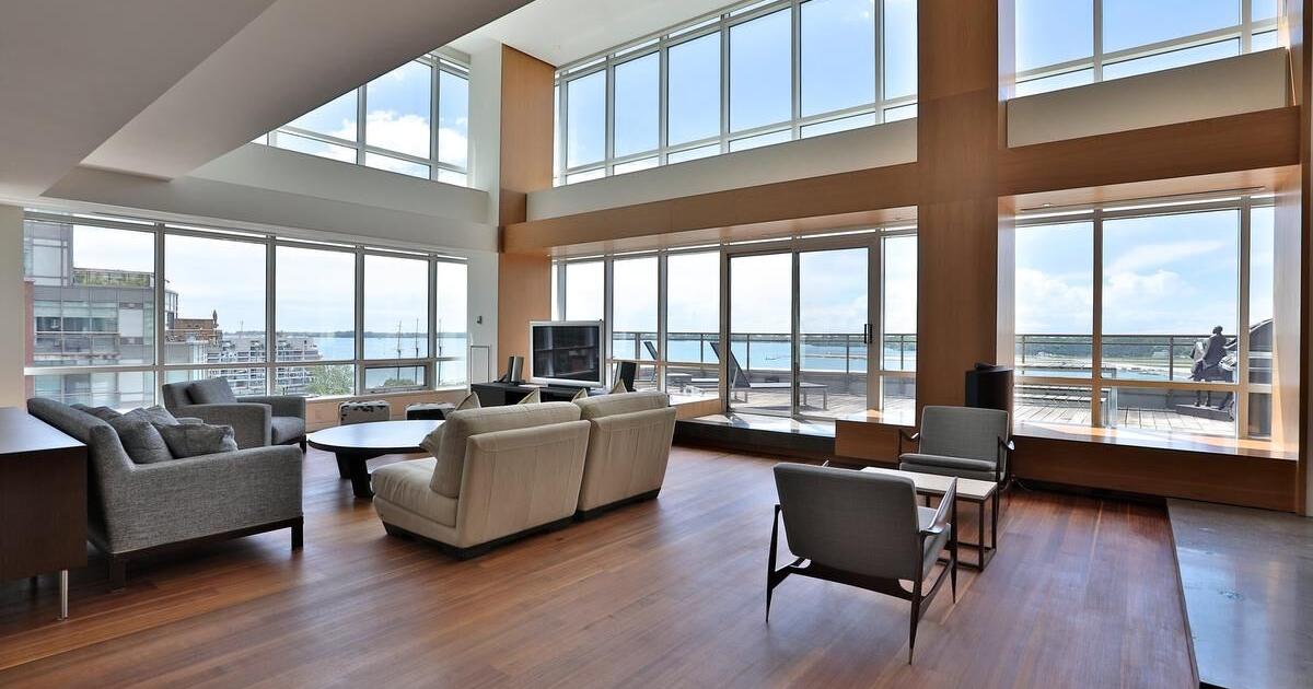 Toronto waterfront penthouse renting for $19K a month