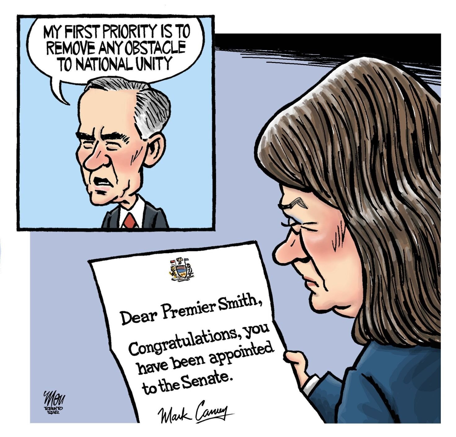 Theo Moudakis: Carney's first priority