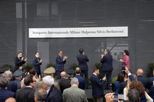 Milan's airport is officially named after former Premier Berlusconi