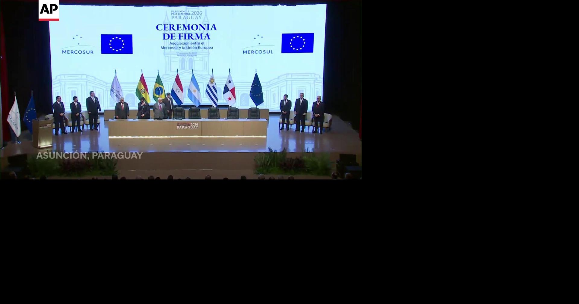 European Union and Mercosur bloc of South American nations sign landmark free trade agreement
