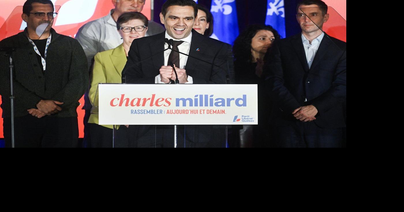Quebec Liberal Party welcomes new leader Charles Milliard