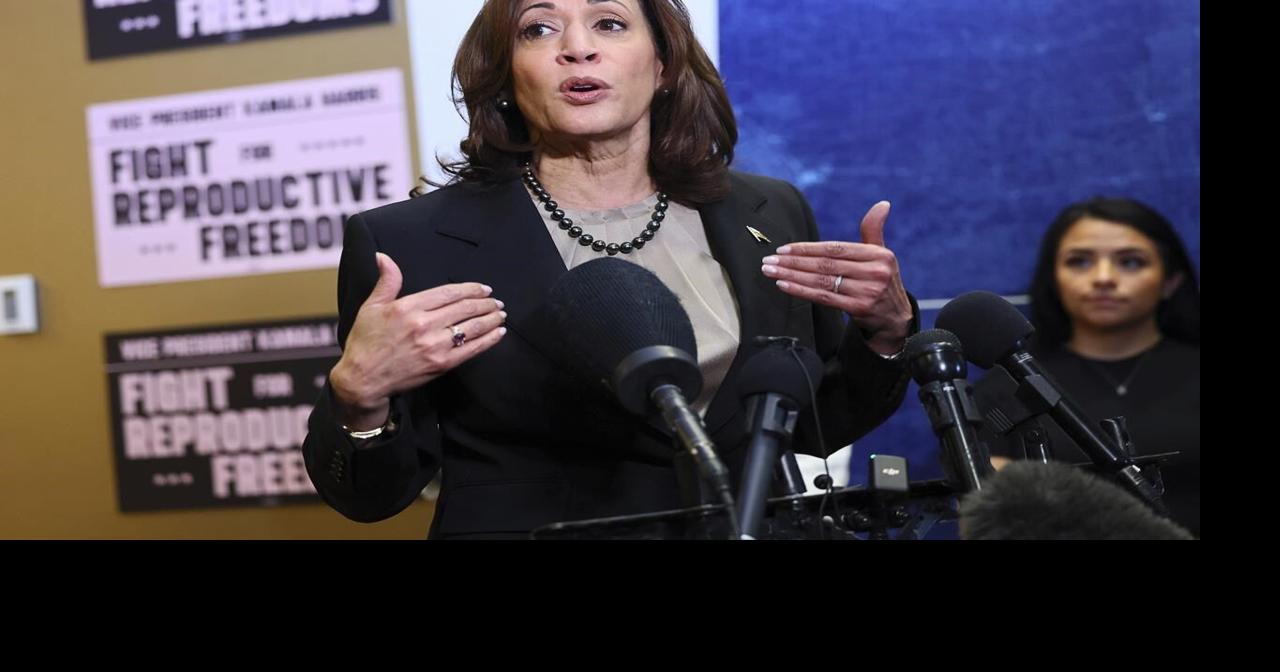'Everything is at stake' for reproductive rights in 2024, Harris says as Biden-Trump debate nears