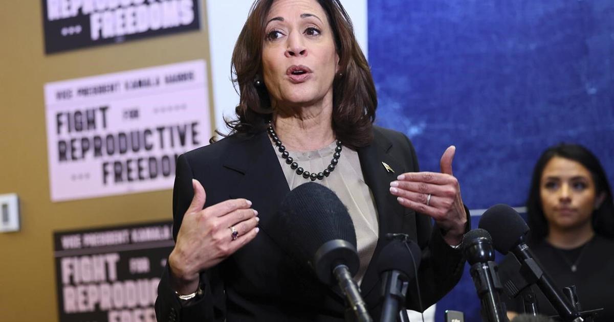 'Everything is at stake' for reproductive rights in 2024, Harris says as Biden-Trump debate nears