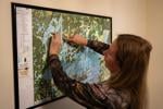 Rylie Isaacs with map