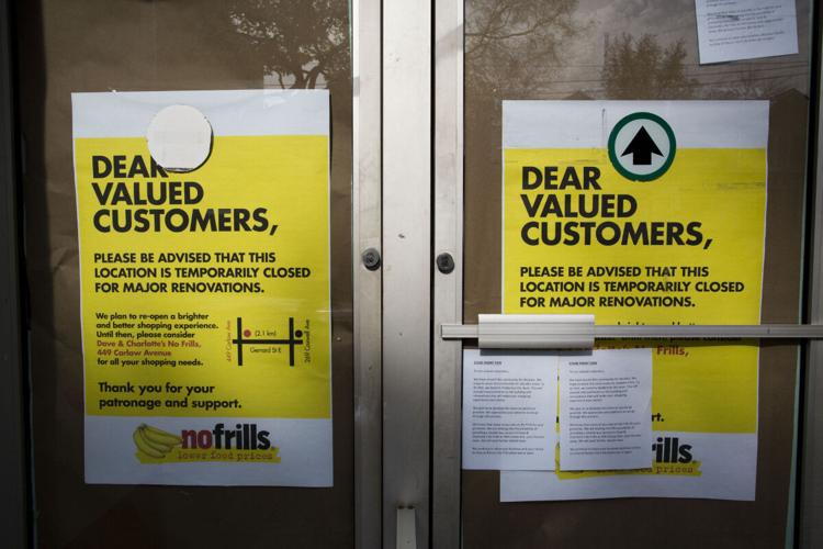No Frills - Your NO FRILLS store is changing. Introducing NO. It's our name  and our motto. Music while you shop? No. Cashiers? No. Grocery bags? No.  Automatic doors? No. Shopping Charts?