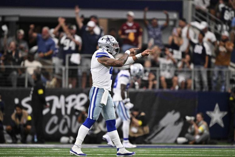 Aubrey ends wild Prescott-Wilson duel with FG as time expires in OT as Cowboys top Giants 40-37