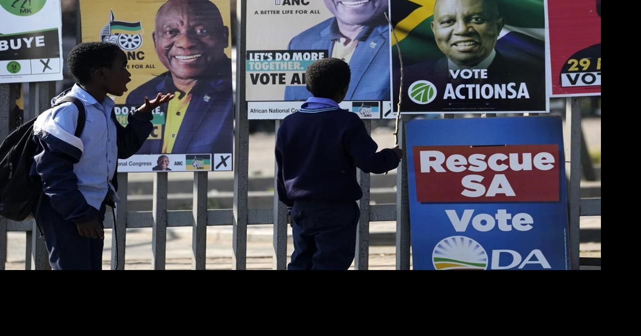 South Africans vote in a pivotal election as president says he has no doubt his ANC party will win