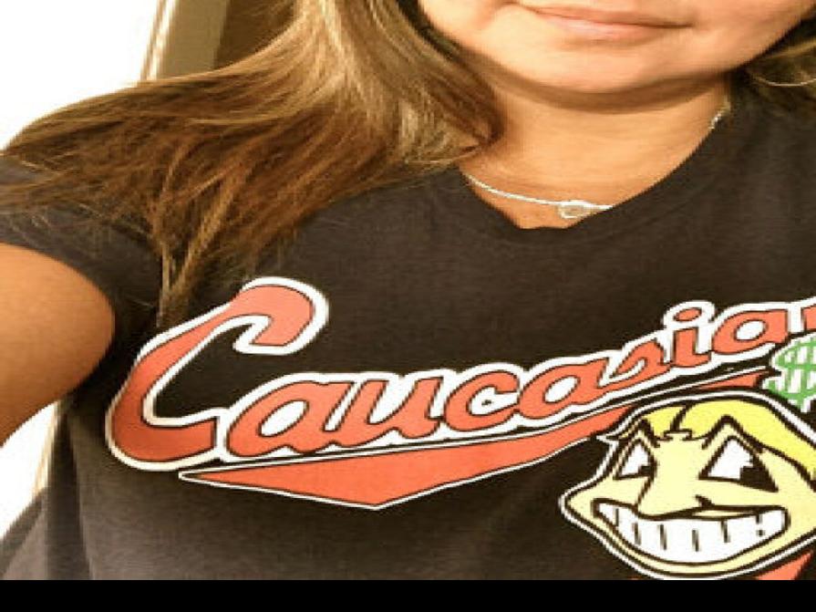 Caucasians' T-shirt mocking Cleveland Indians becomes hot seller on reserves