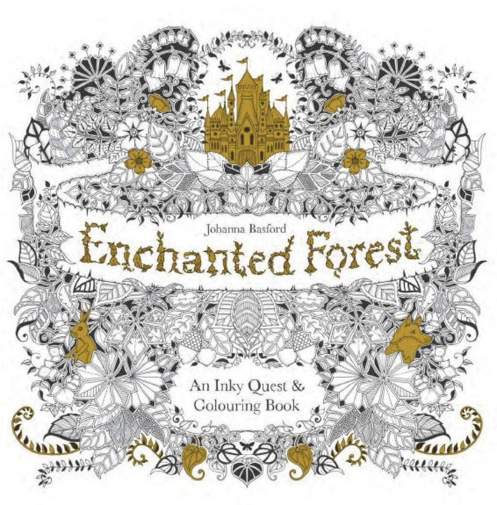 Enchanted Forest: An Inky Quest & Coloring Book - Johanna Basford