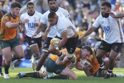 Darcy Graham red-carded as Fiji beats Scotland 29-14 on the 2nd match of its Pacific tour