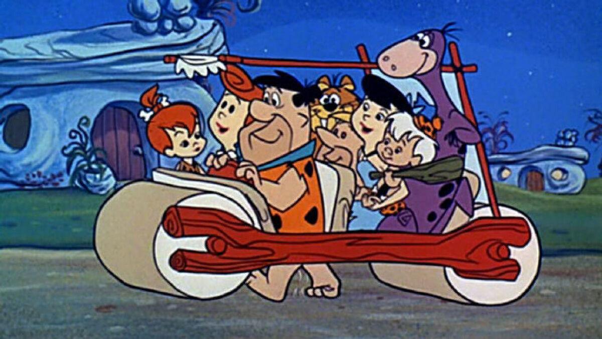  The Flintstones Group Heavy Duty Metal Retractable