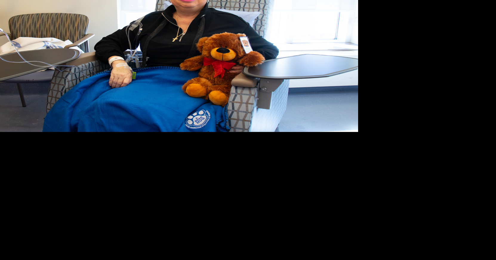 A bear hug shows cancer patients you care this Giving Tuesday