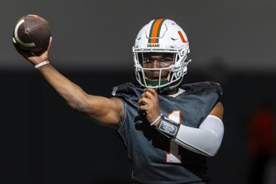 Cam Ward is the ACC preseason player of the year. Without throwing a pass yet, he's Miami's leader