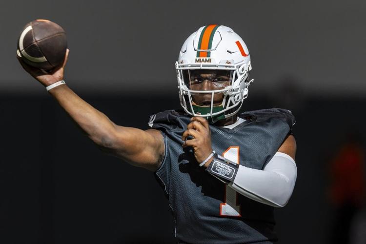 Cam Ward is the ACC preseason player of the year. Without throwing a pass yet, he's Miami's leader