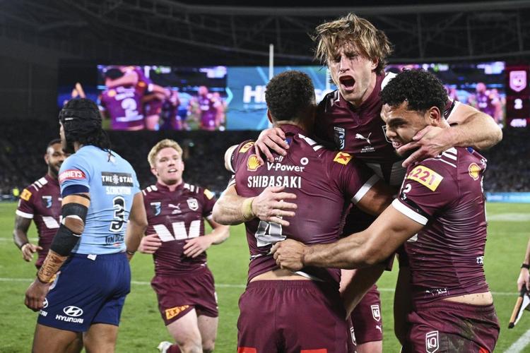 Queensland beats New South Wales to win the State of Origin rugby league series in Australia