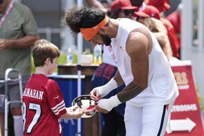 49ers and Broncos hold joint practice, Hufanga and Greenlaw reunite with former teammates
