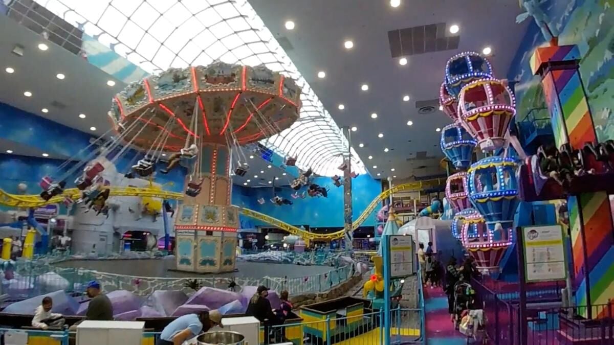 West Edmonton Mall s indoor roller coaster the Mindbender