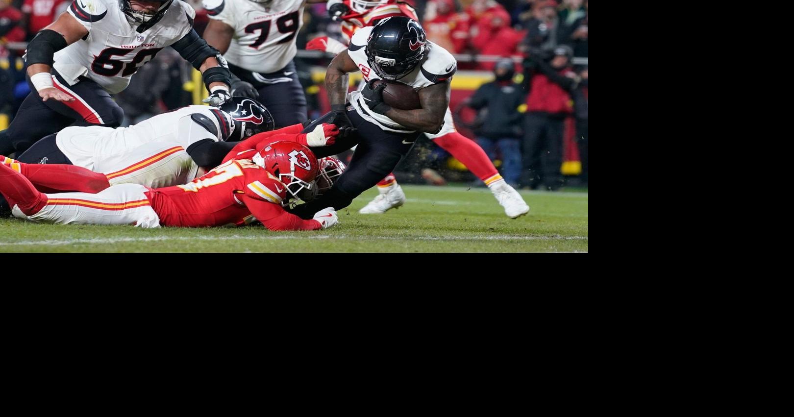 Texans stifle Patrick Mahomes and Chiefs in 20-10 victory to keep pace in AFC South race