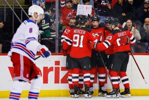 Timo Meier scores two goals to lead the Devils over the Rangers 4-0