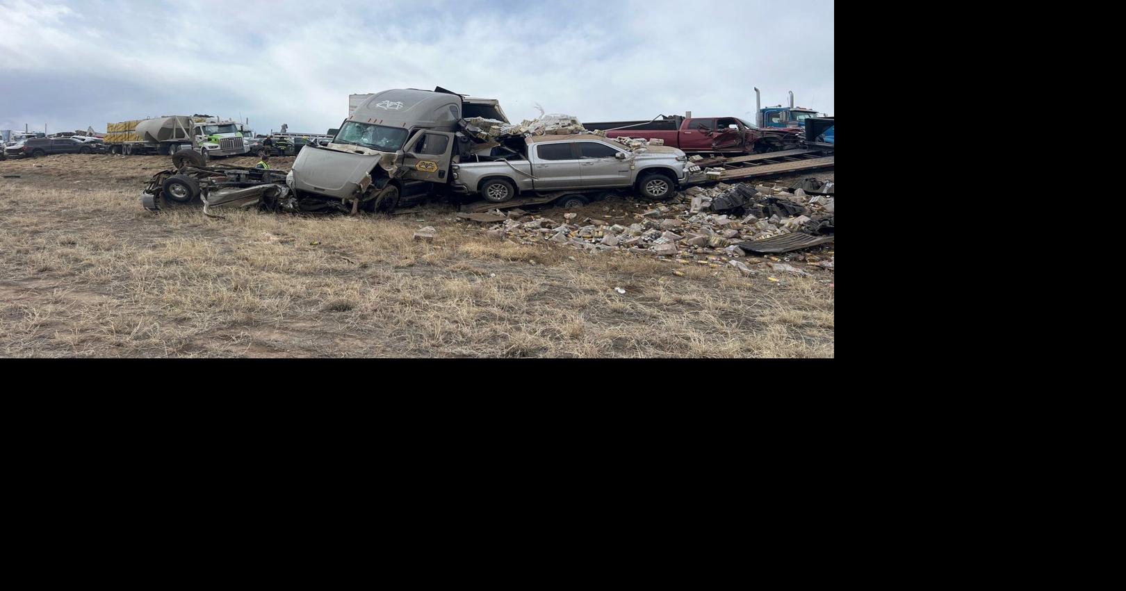 4 dead in pileup of over 30 vehicles in ‘brown out’ conditions on Colorado interstate