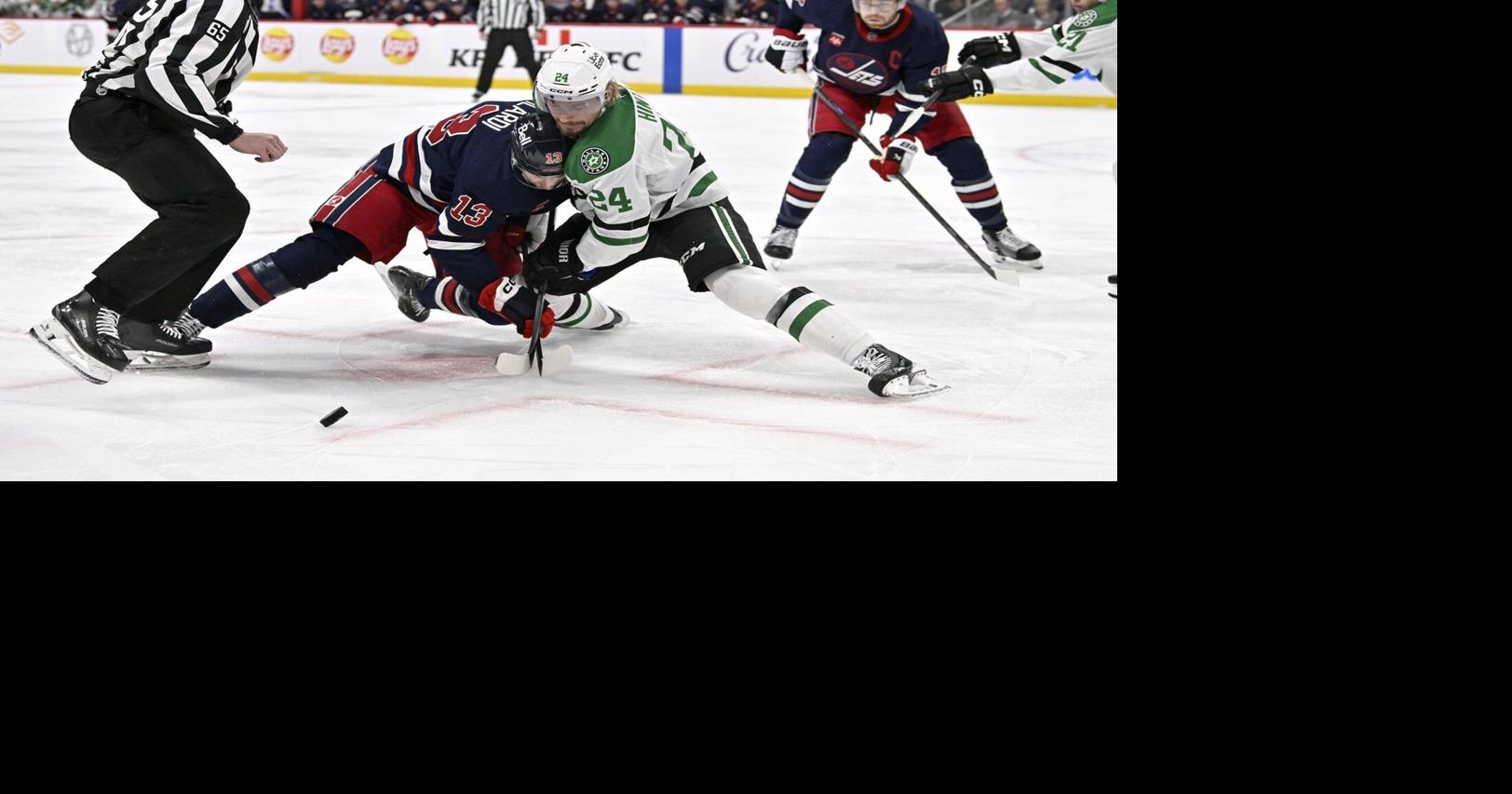 Rantanen helps surging Stars ground struggling Jets 4-3