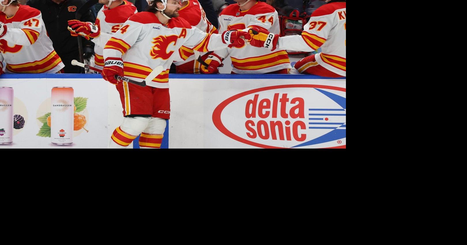 Flames trade defenceman Andersson to Golden Knights for Whitecloud, draft picks