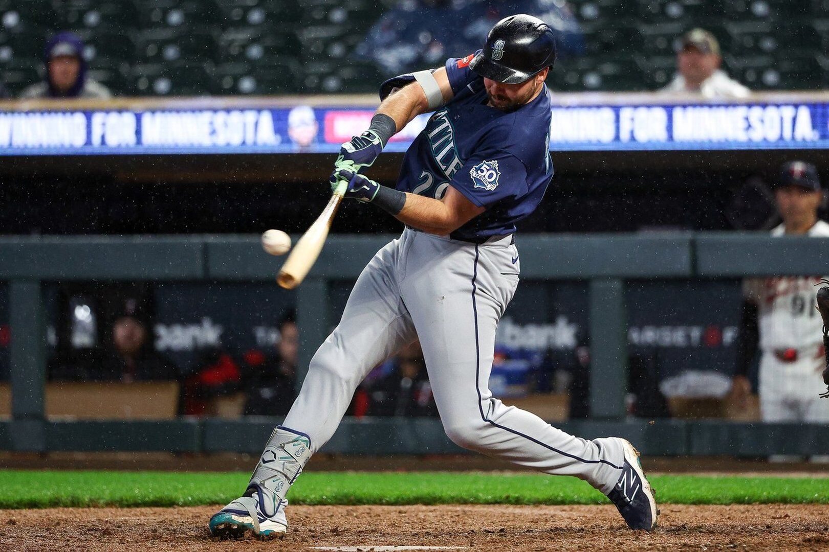 Mariners catcher Cal Raleigh sitting out a 3rd straight game due to a ...