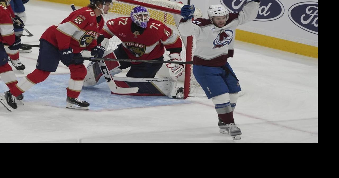 Drouin scores his first 2 goals of season, Avs beat slumping Panthers 7-4